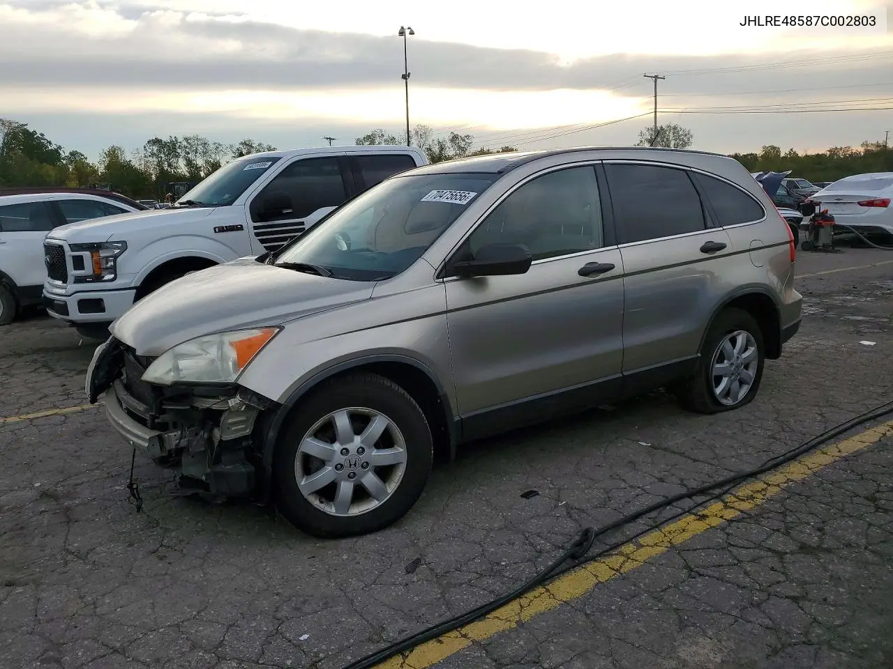 HONDA CR-V 2007, VIN JHLRE48587C002803