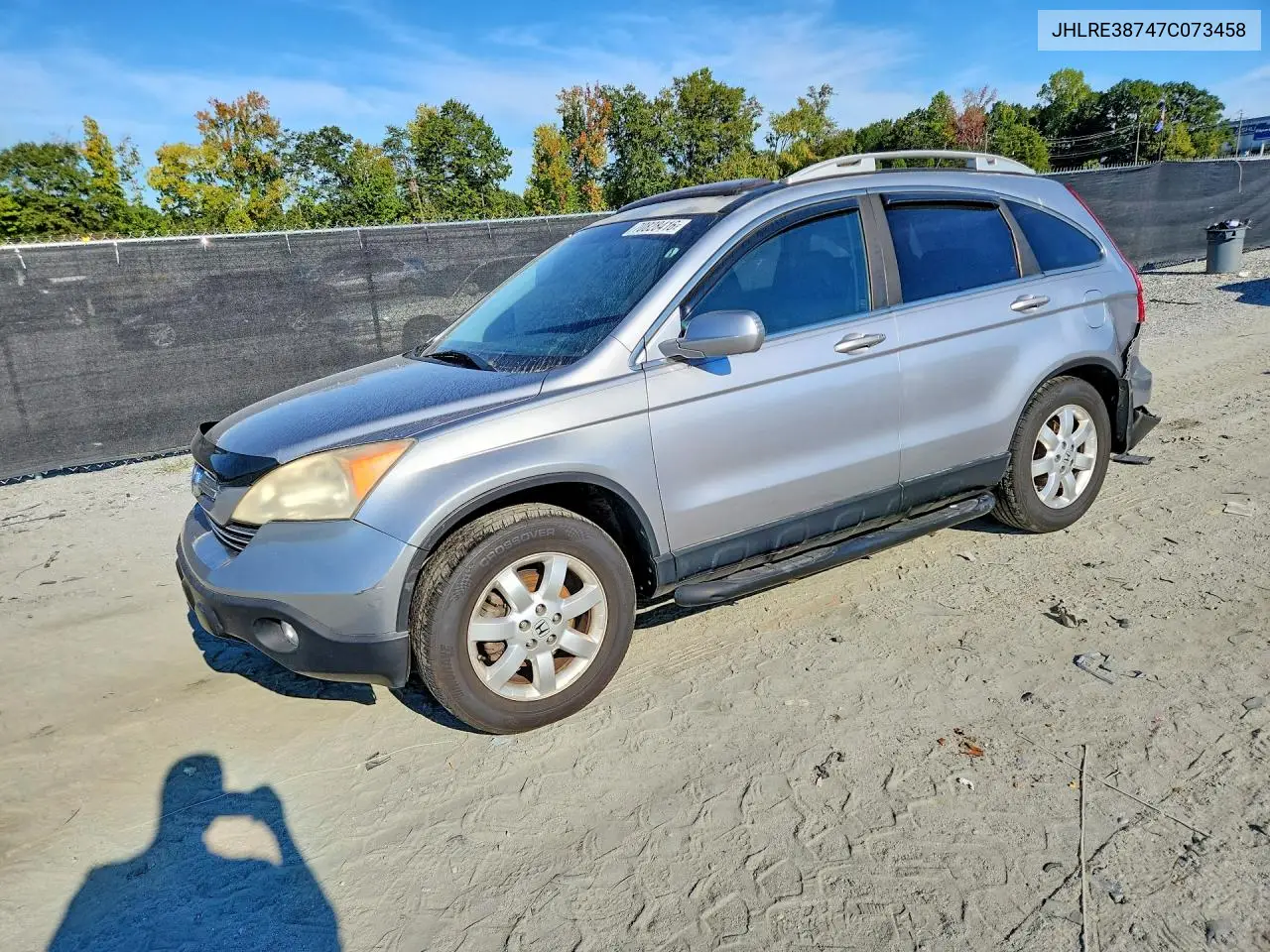 HONDA CR-V 2007, VIN JHLRE38747C073458