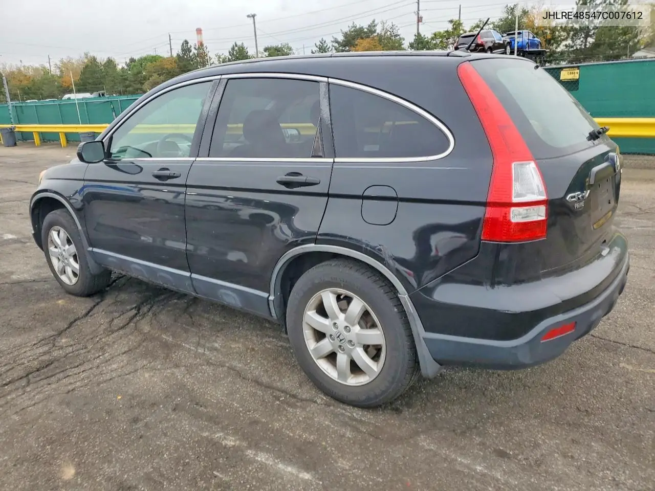 2007 HONDA CR-V VIN JHLRE48547C007612 — фото 2