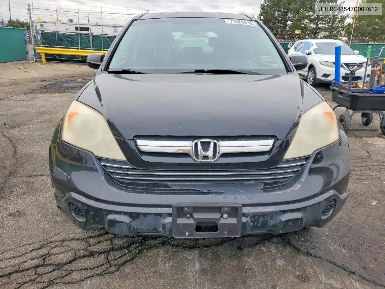 2007 HONDA CR-V VIN JHLRE48547C007612 — фото 5
