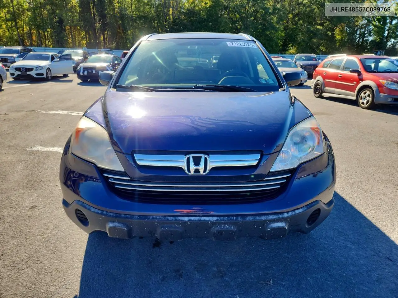 2007 HONDA CR-V VIN JHLRE48557C089768 — фото 5