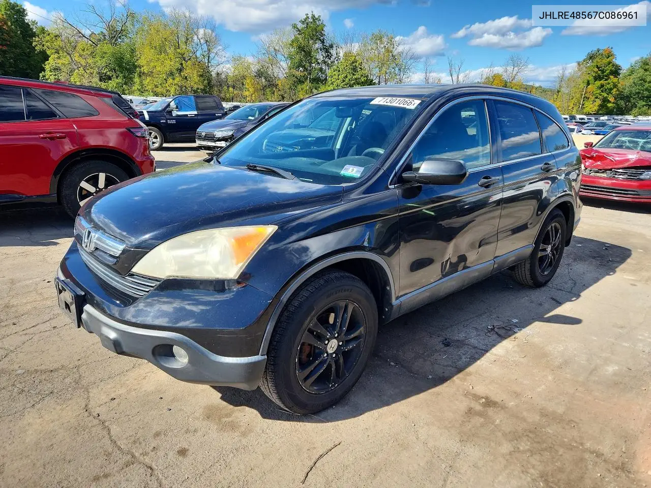 HONDA CR-V 2007, VIN JHLRE48567C086961