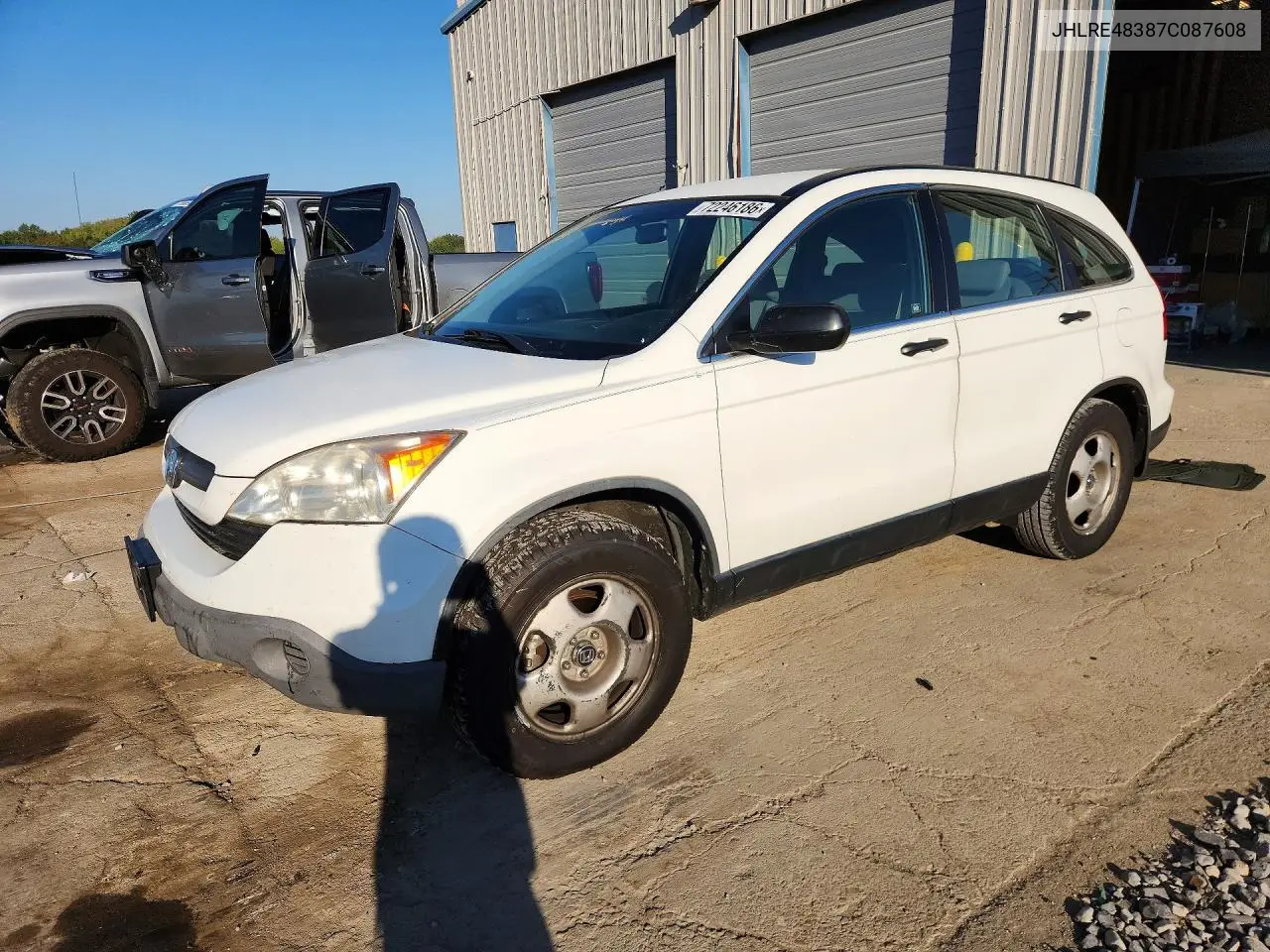 HONDA CR-V 2007, VIN JHLRE48387C087608