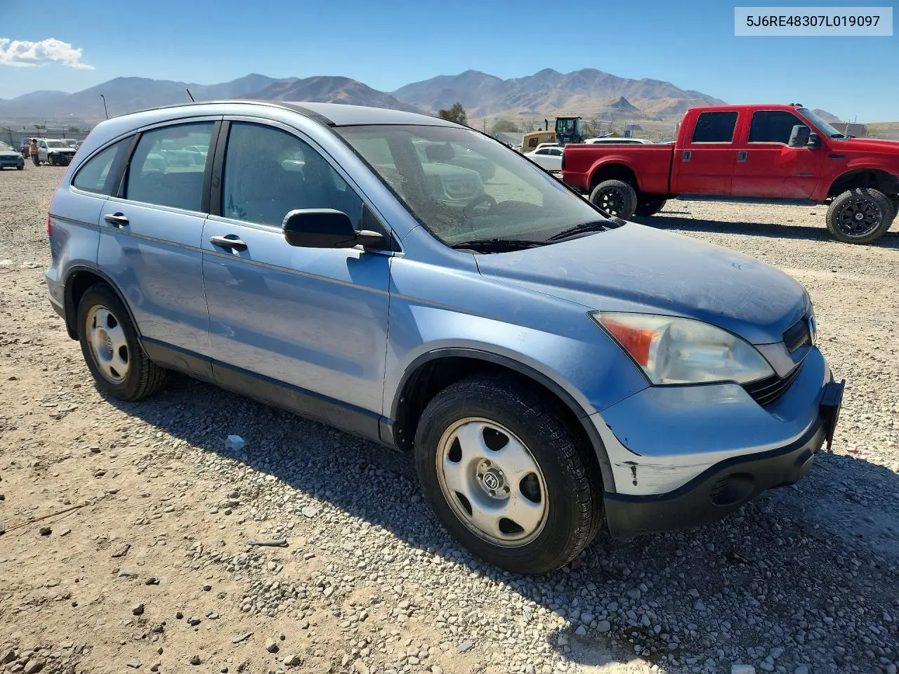 2007 HONDA CR-V VIN 5J6RE48307L019097 — фото 4