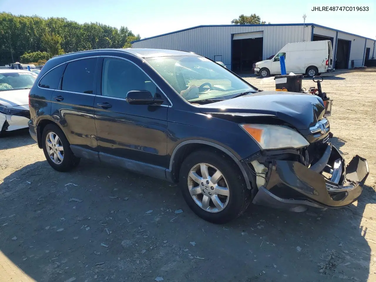 2007 HONDA CR-V VIN JHLRE48747C019633 — фото 4