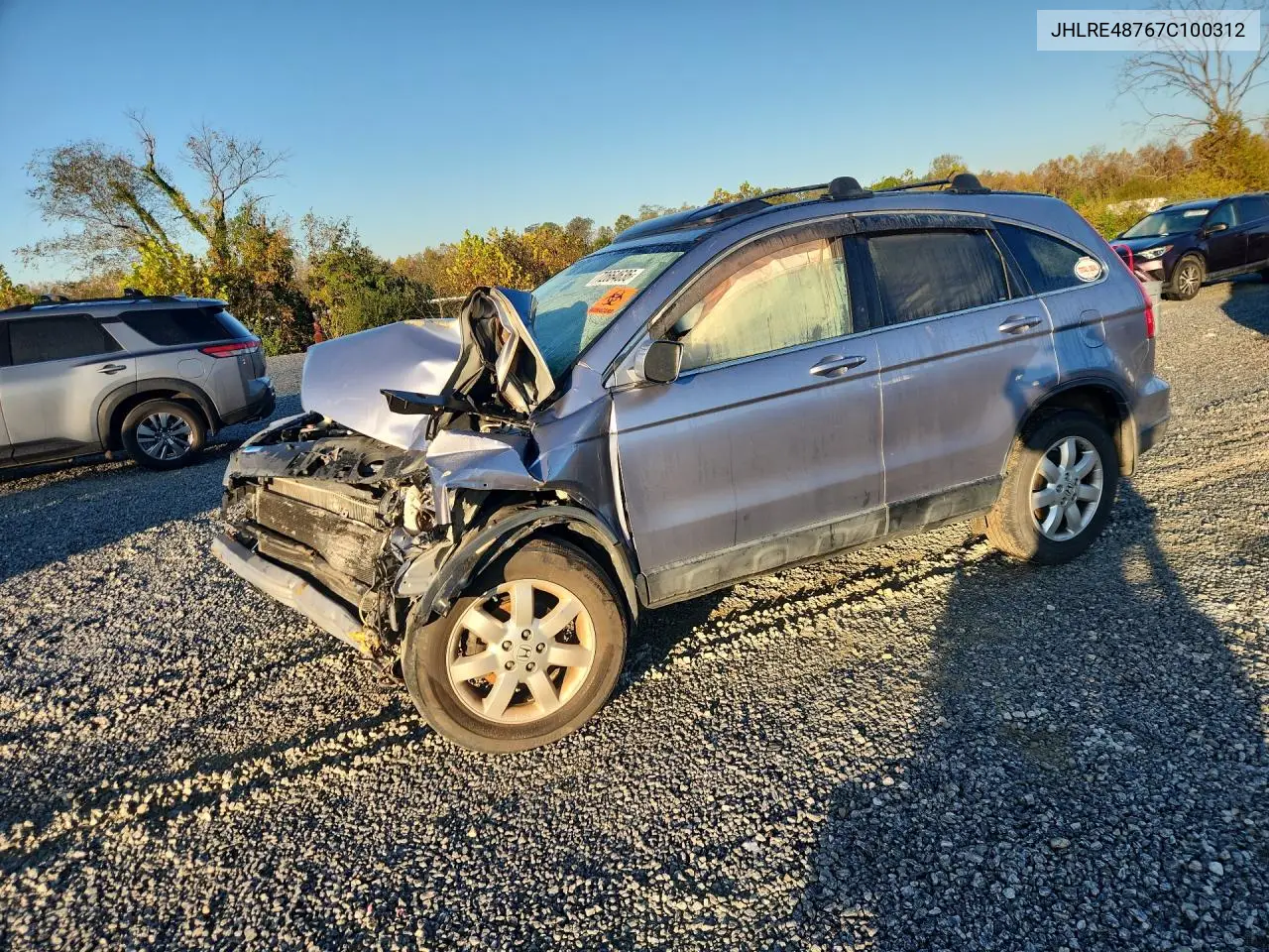 HONDA CR-V 2007, VIN JHLRE48767C100312
