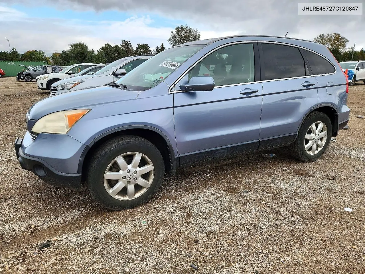 HONDA CR-V 2007, VIN JHLRE48727C120847
