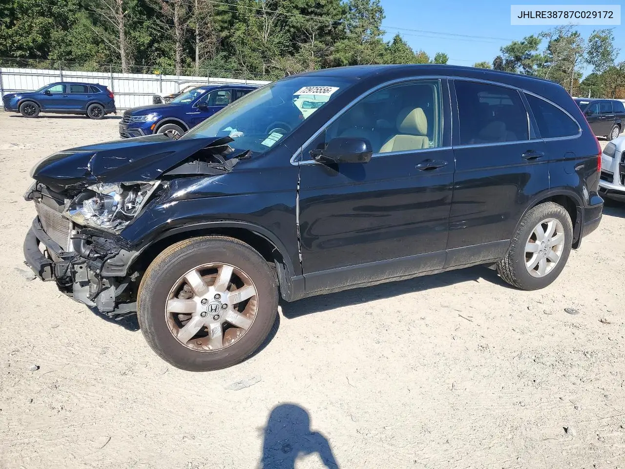 HONDA CR-V 2007, VIN JHLRE38787C029172