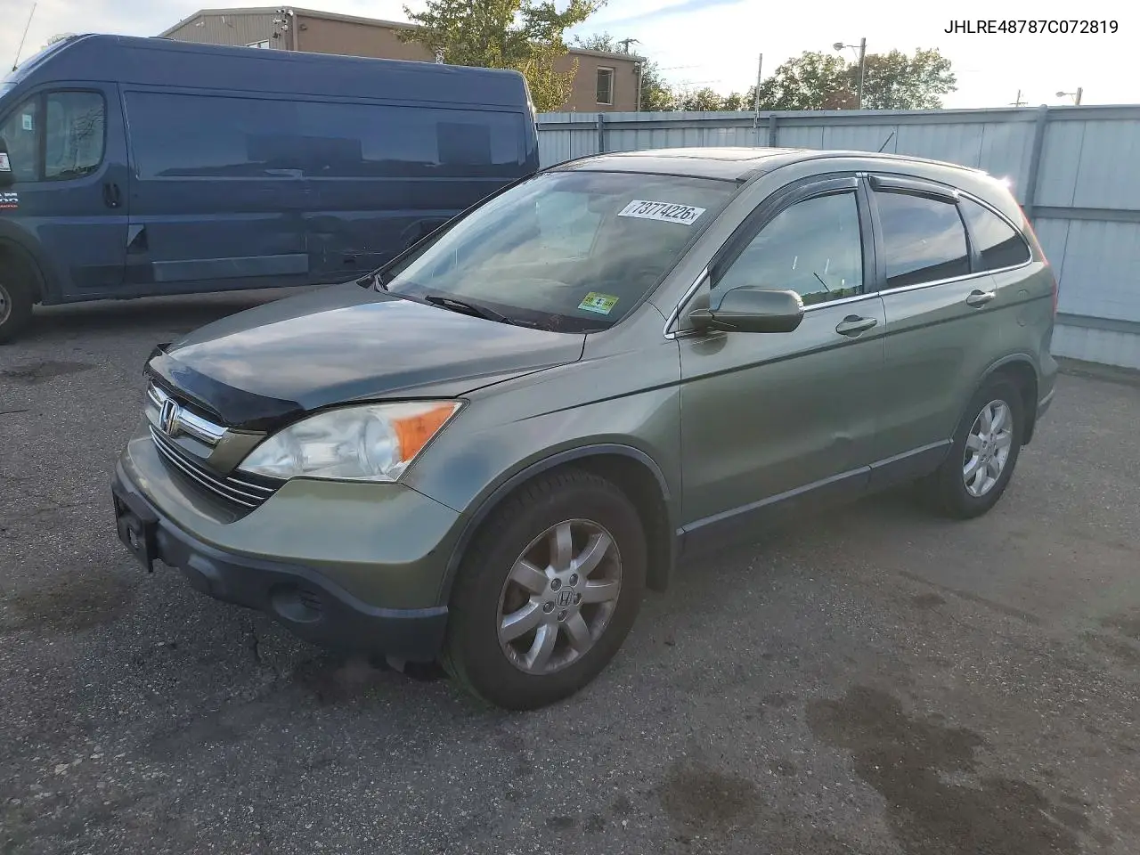 HONDA CR-V 2007, VIN JHLRE48787C072819