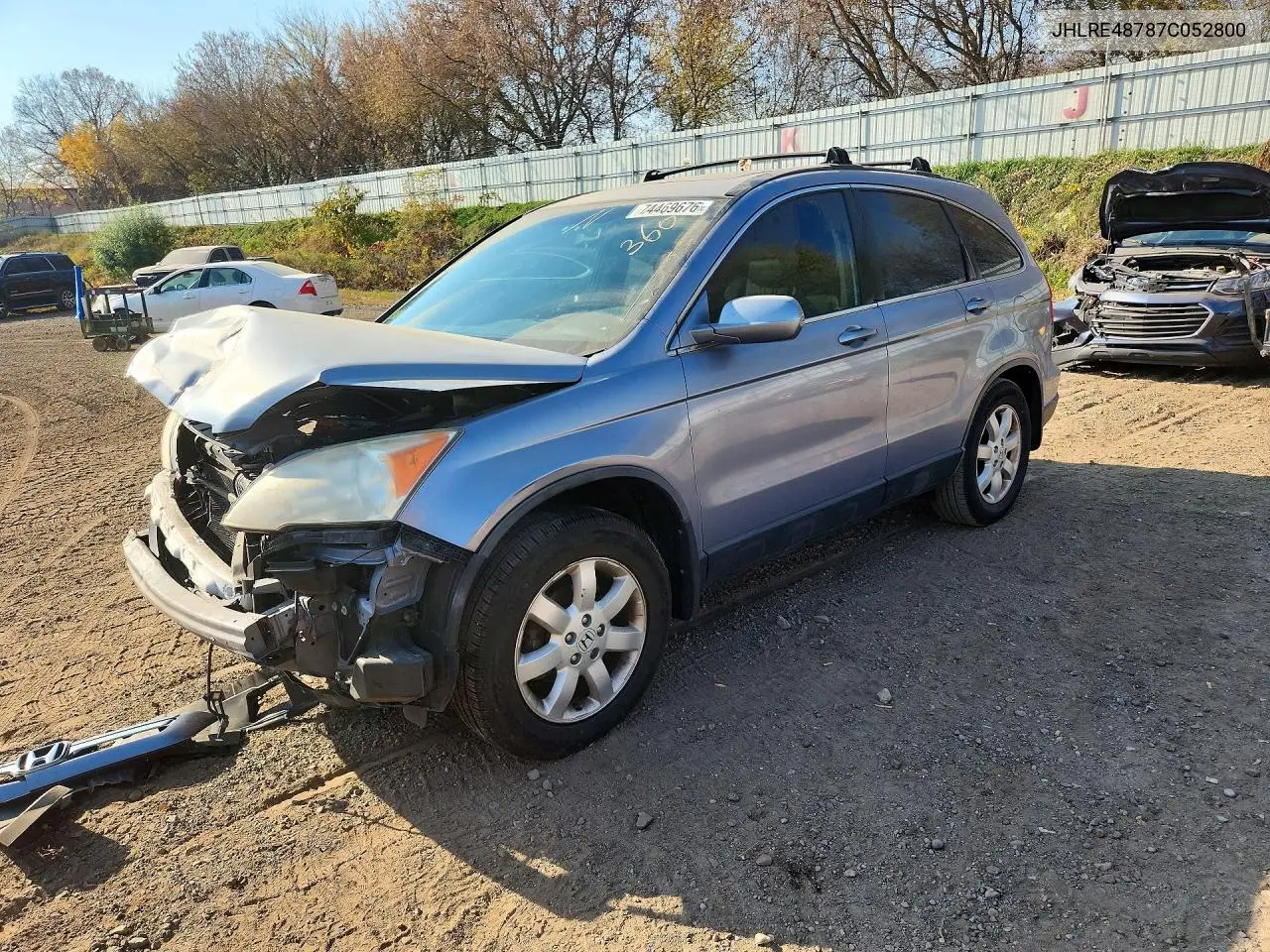 HONDA CR-V 2007, VIN JHLRE48787C052800