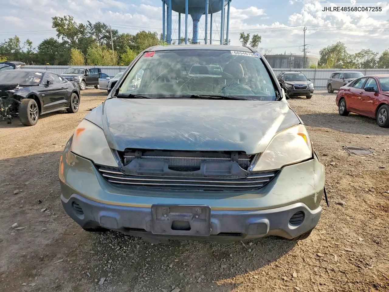 2008 HONDA CR-V VIN JHLRE48568C047255 — фото 5