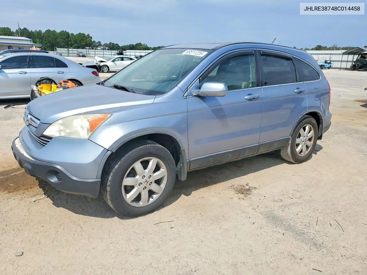 HONDA CR-V 2008, VIN JHLRE38748C014458
