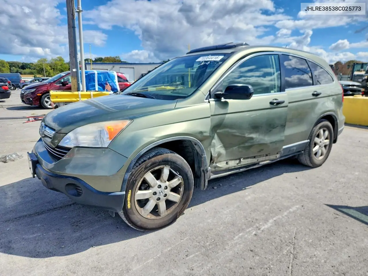 HONDA CR-V 2008, VIN JHLRE38538C025773