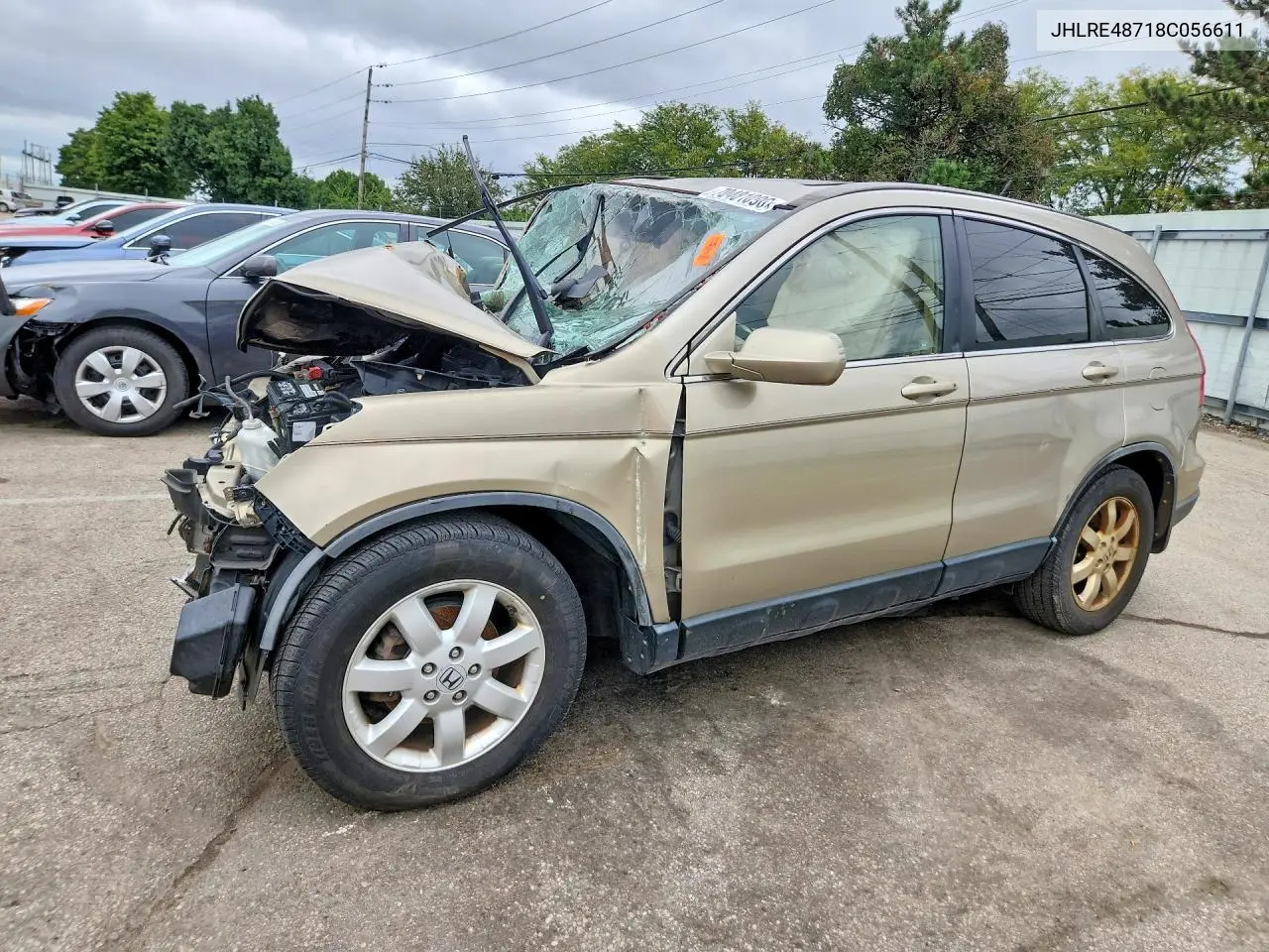 HONDA CR-V 2008, VIN JHLRE48718C056611