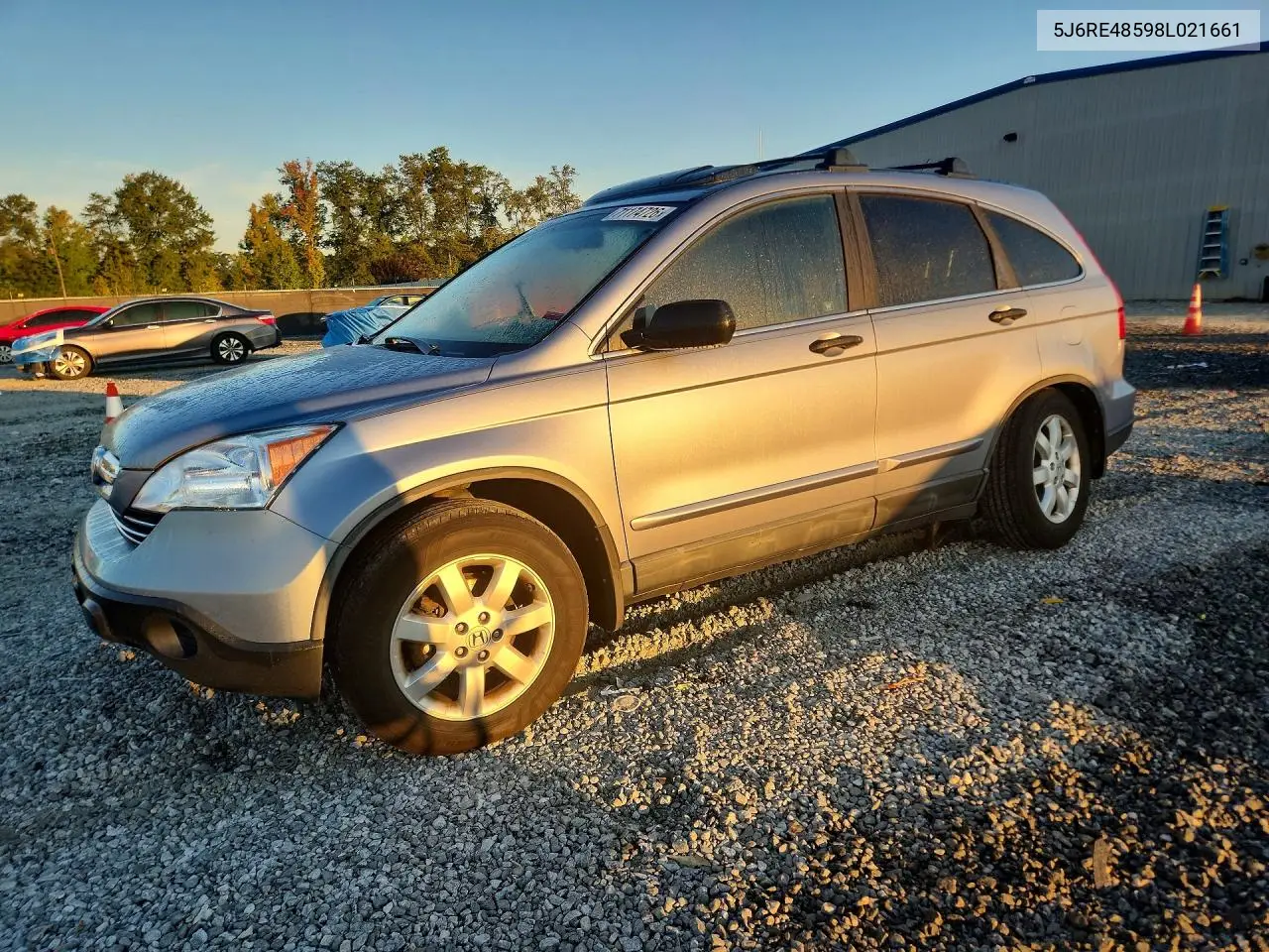 HONDA CR-V 2008, VIN 5J6RE48598L021661