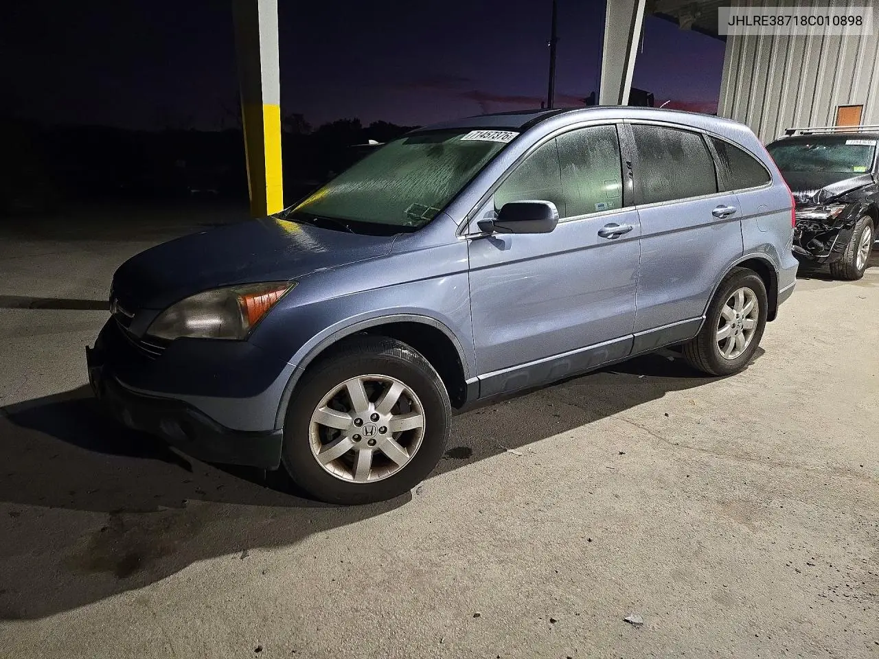 HONDA CR-V 2008, VIN JHLRE38718C010898