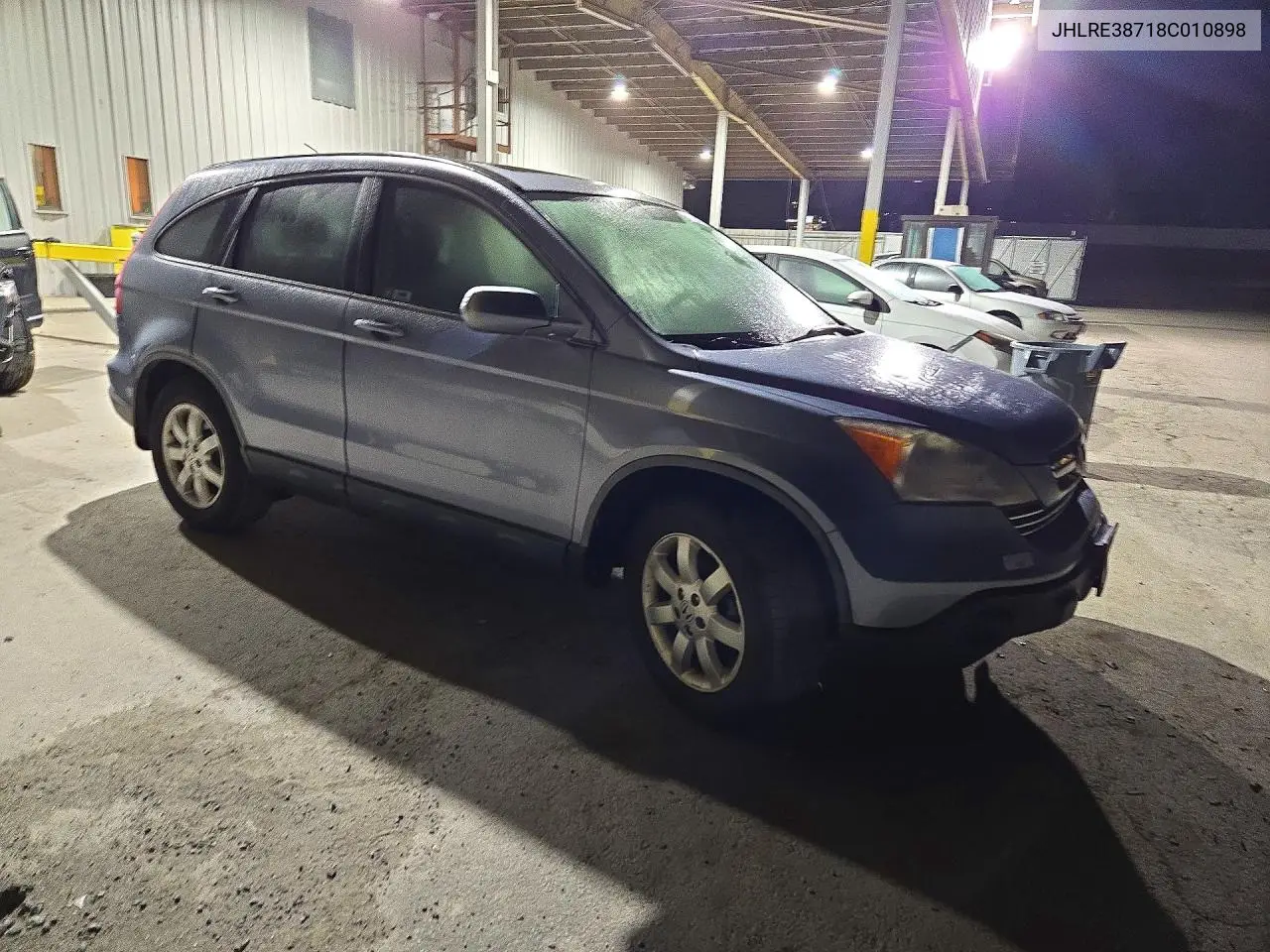2008 HONDA CR-V VIN JHLRE38718C010898 — фото 4