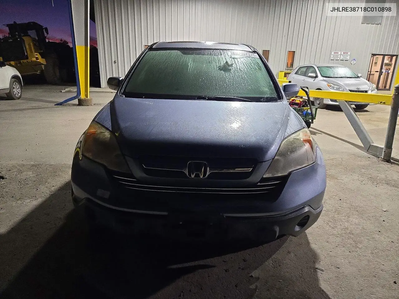 2008 HONDA CR-V VIN JHLRE38718C010898 — фото 5