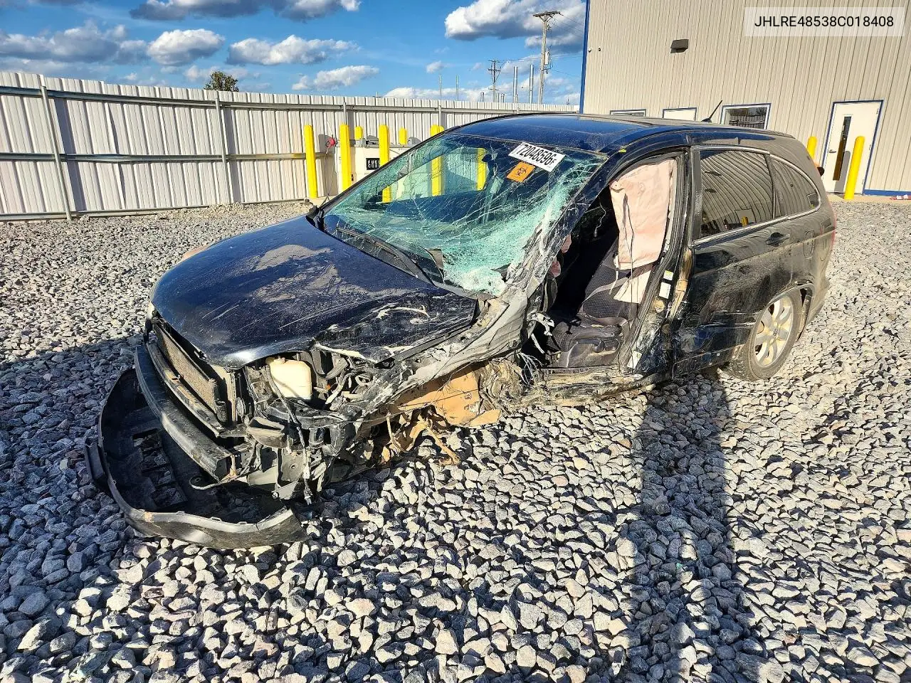 HONDA CR-V 2008, VIN JHLRE48538C018408