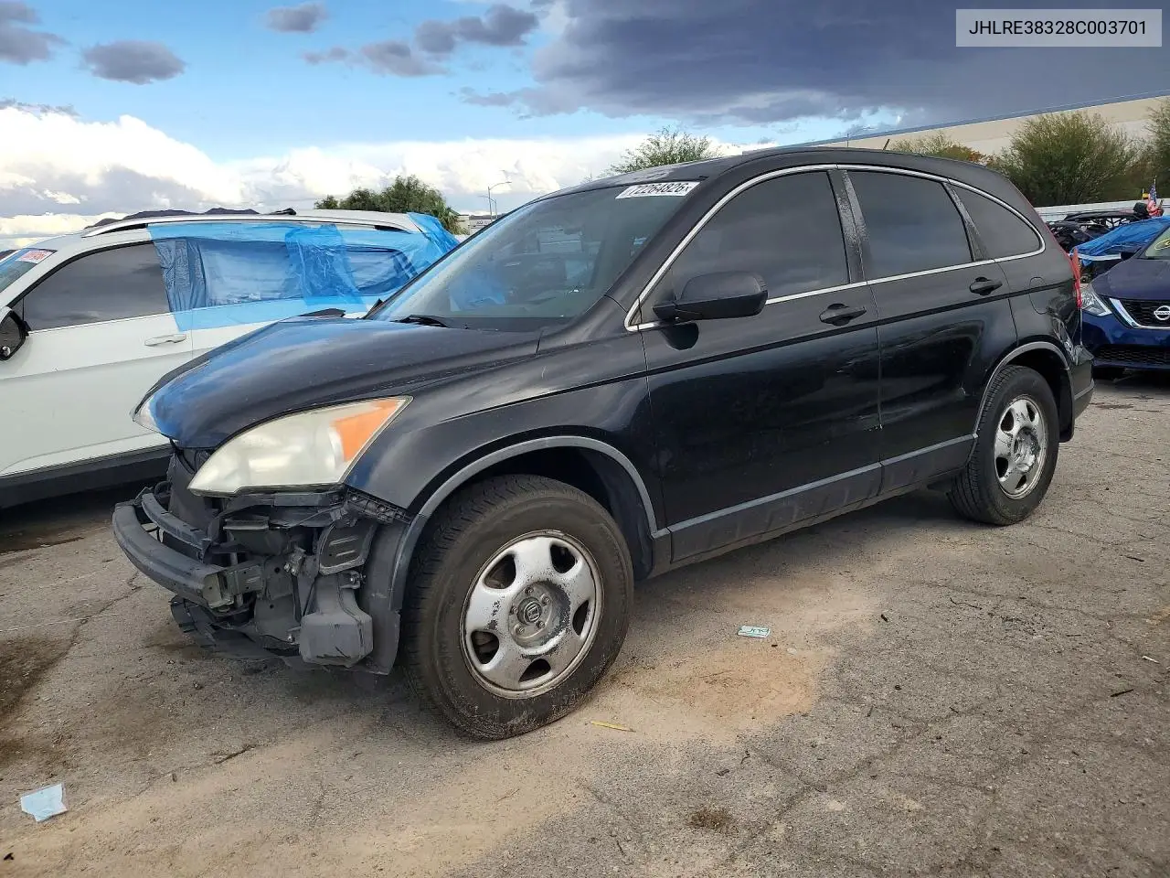 HONDA CR-V 2008, VIN JHLRE38328C003701
