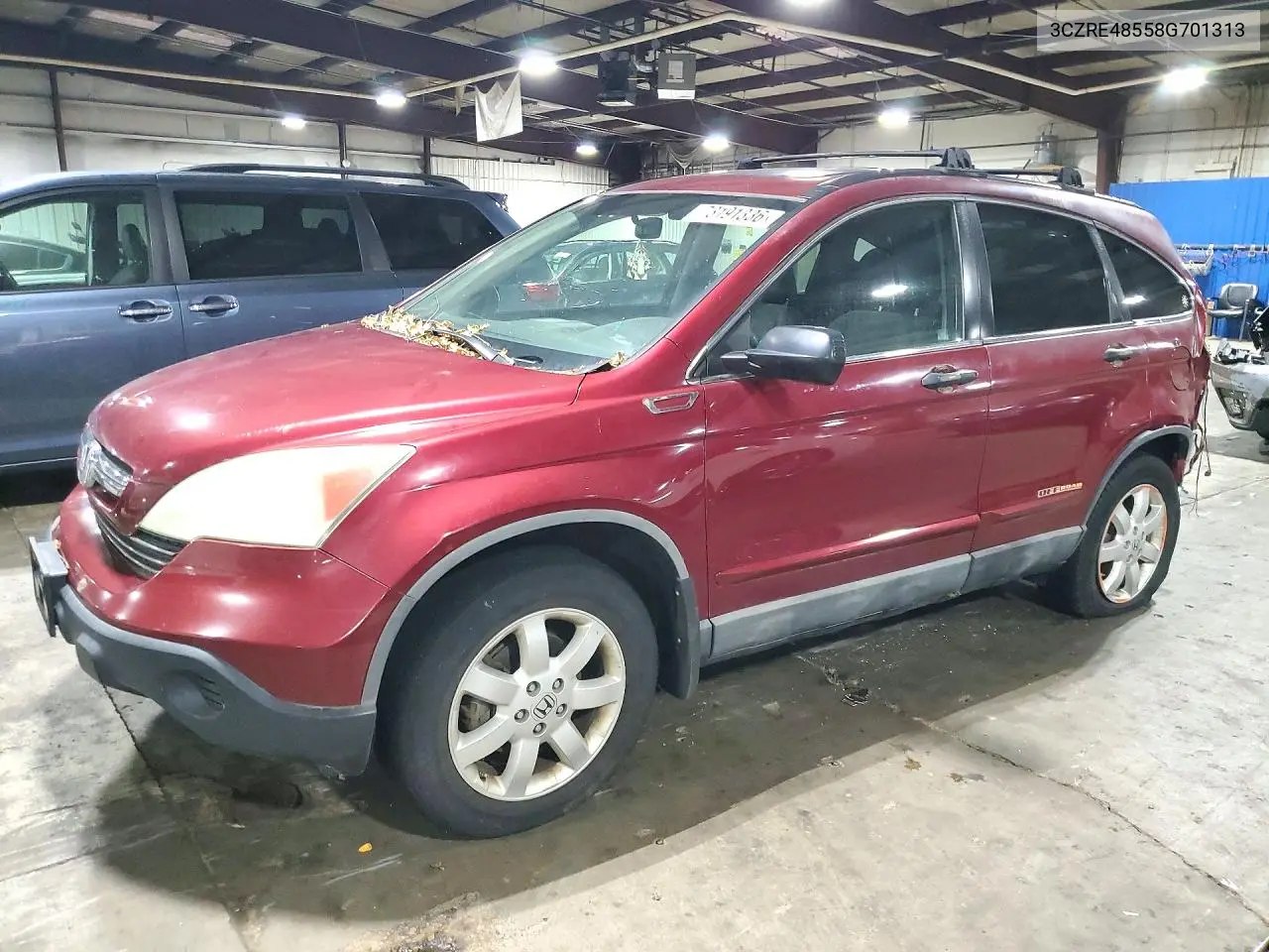 2008 HONDA CR-V VIN 3CZRE48558G701313 — фото 4