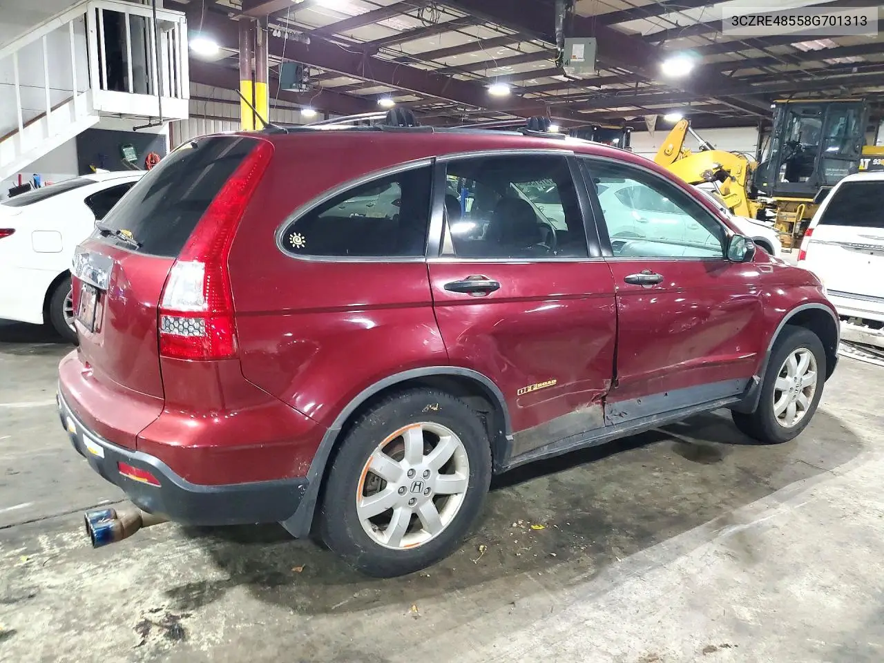 HONDA CR-V 2008, VIN 3CZRE48558G701313