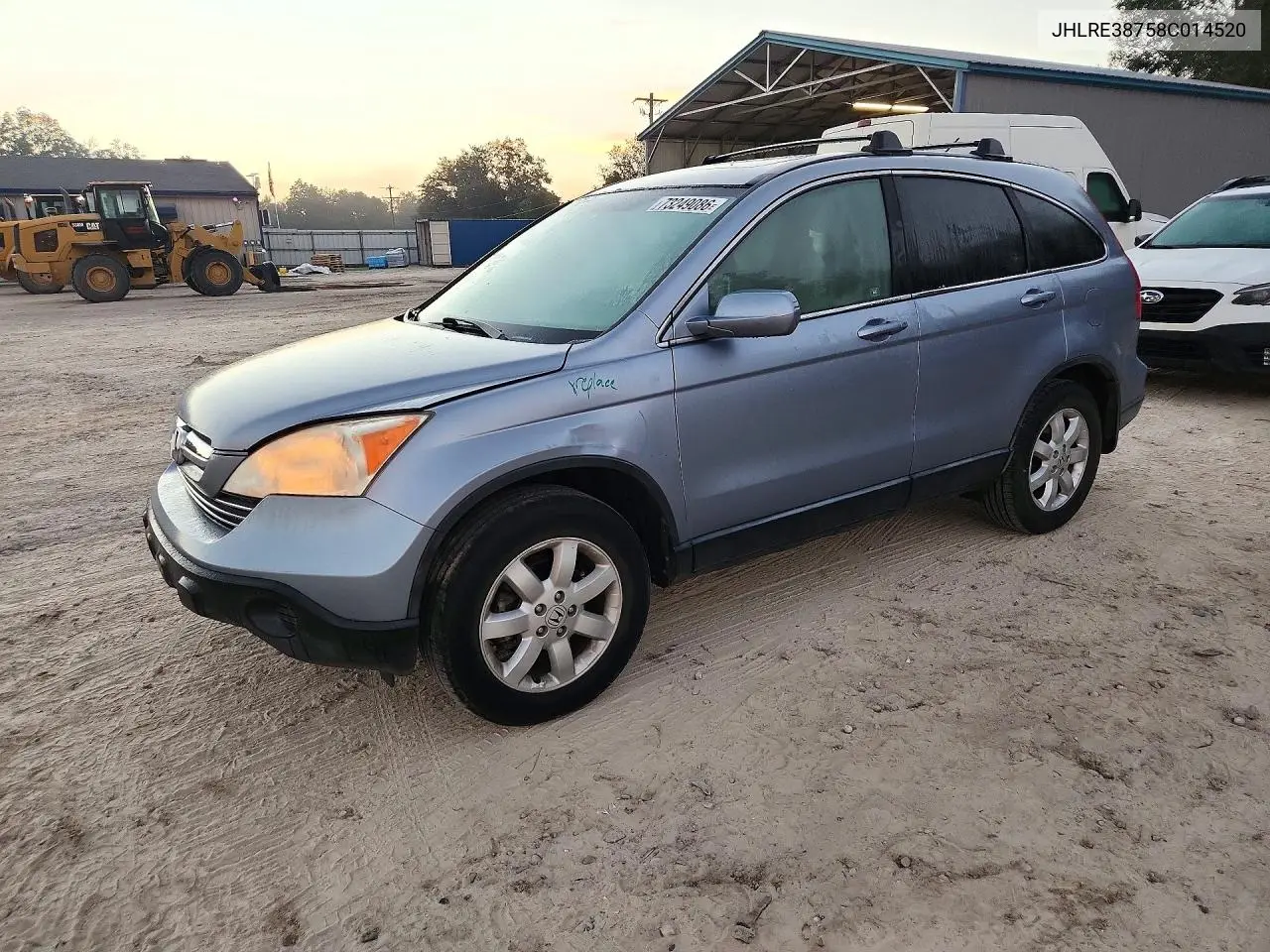 HONDA CR-V 2008, VIN JHLRE38758C014520