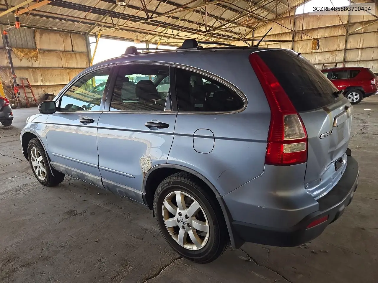 2008 HONDA CR-V VIN 3CZRE48588G700494 — фото 2