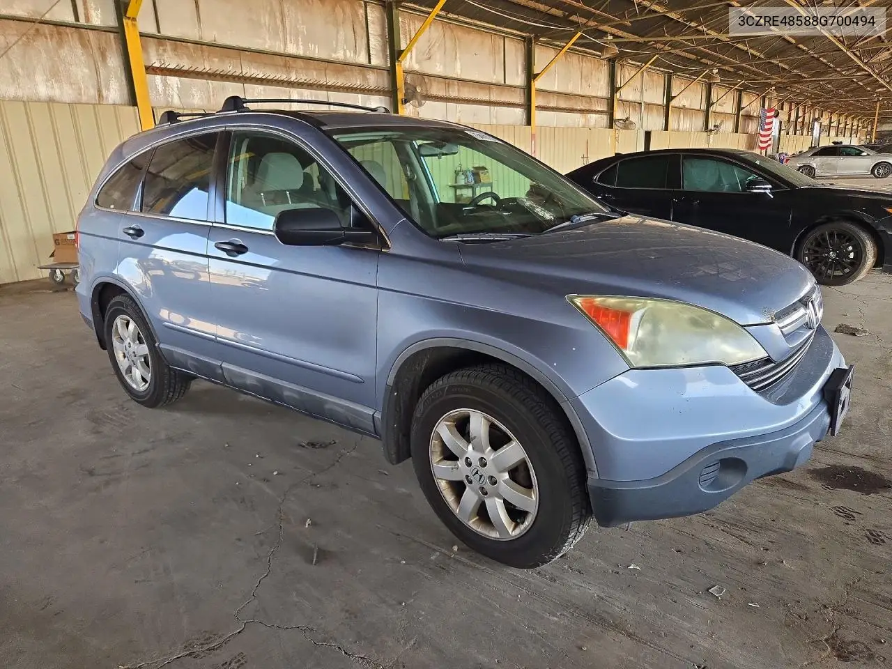 2008 HONDA CR-V VIN 3CZRE48588G700494 — фото 4