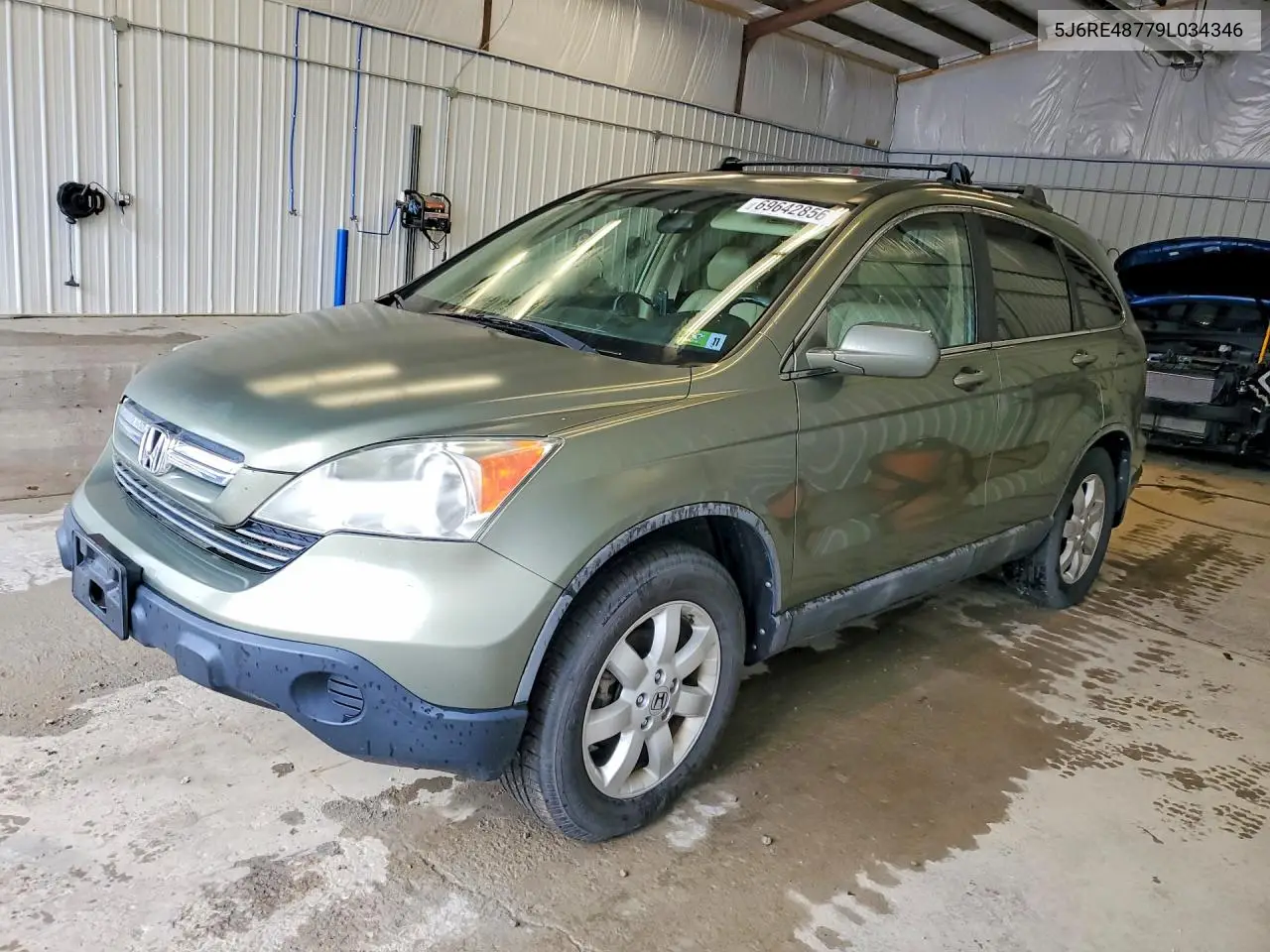 HONDA CR-V 2009, VIN 5J6RE48779L034346
