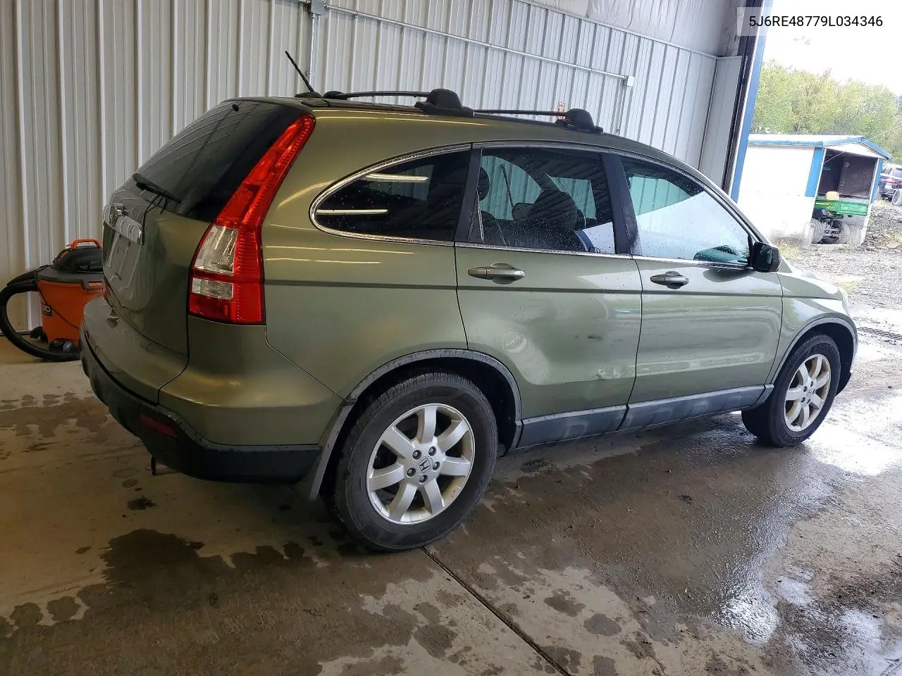 2009 HONDA CR-V VIN 5J6RE48779L034346 — фото 3