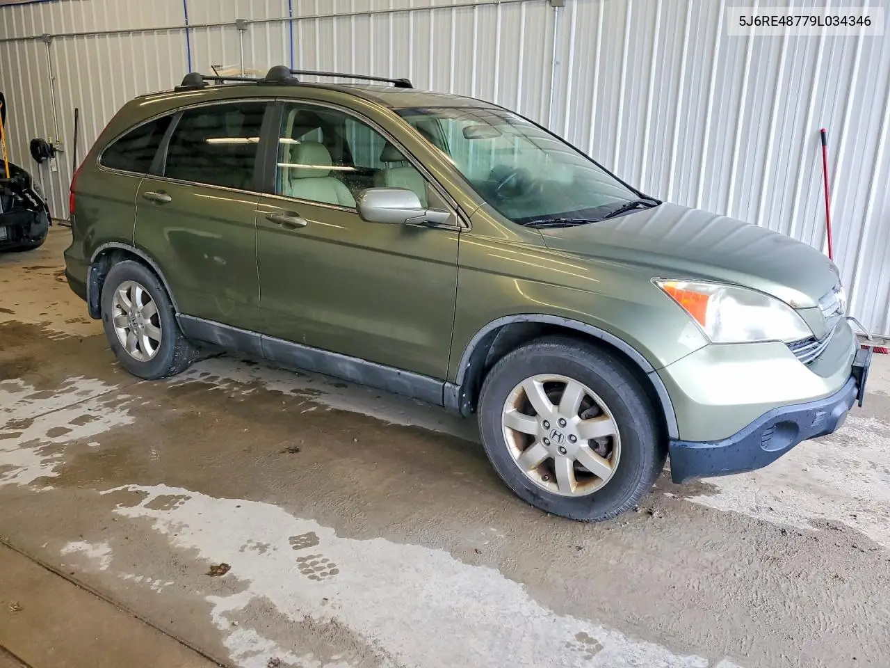 2009 HONDA CR-V VIN 5J6RE48779L034346 — фото 4