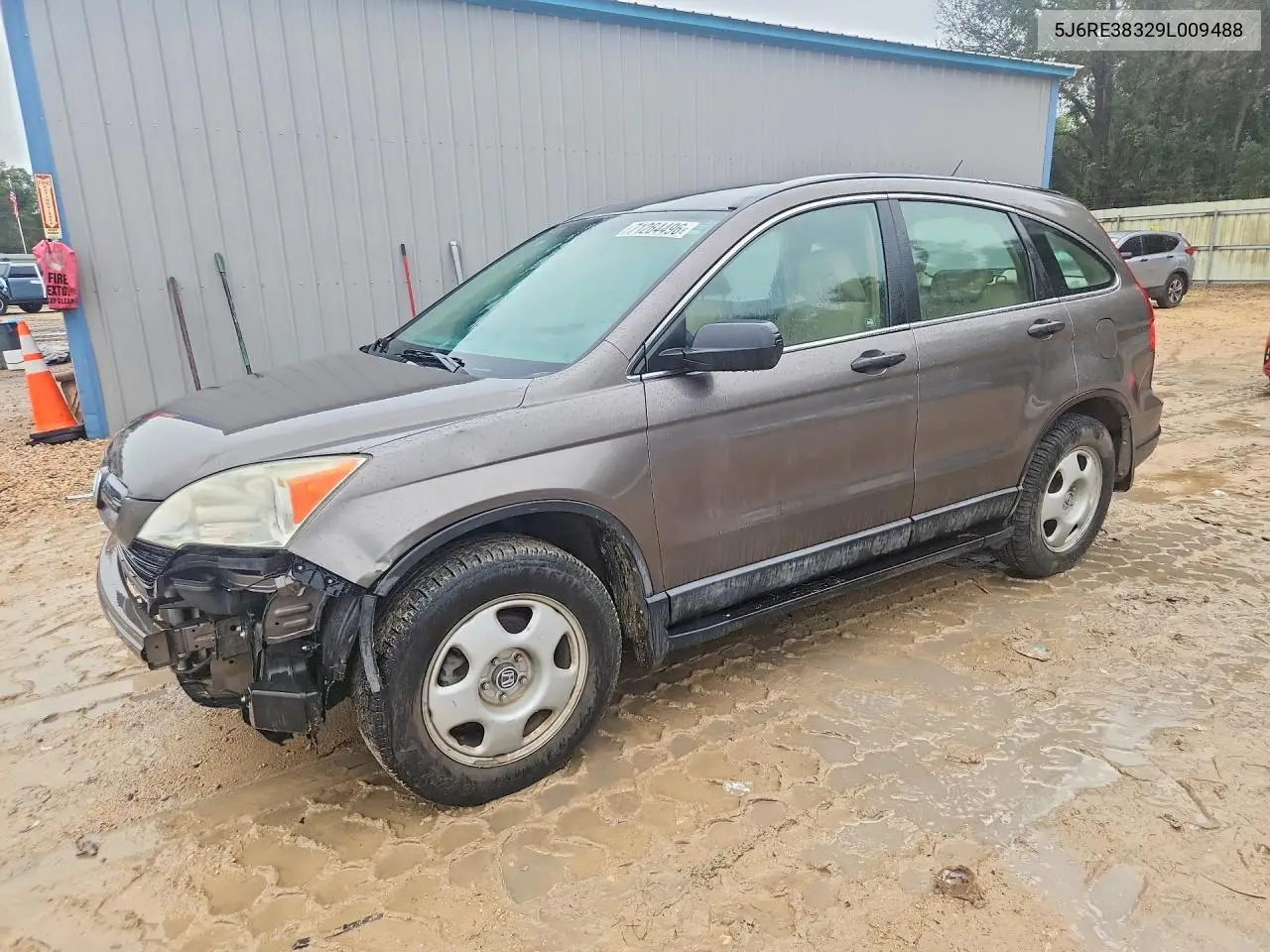 HONDA CR-V 2009, VIN 5J6RE38329L009488