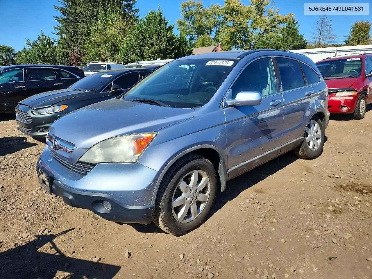 HONDA CR-V 2009, VIN 5J6RE48749L041531