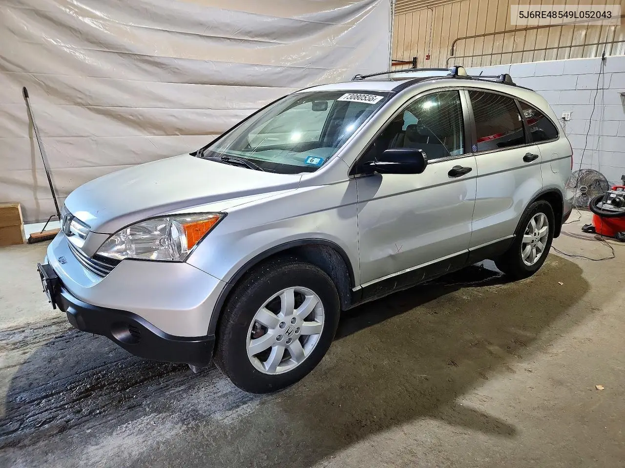 HONDA CR-V 2009, VIN 5J6RE48549L052043