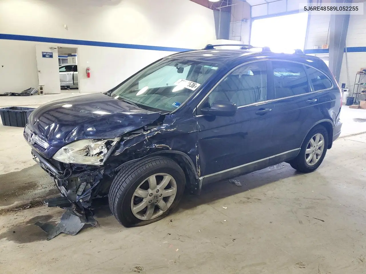 HONDA CR-V 2009, VIN 5J6RE48589L052255