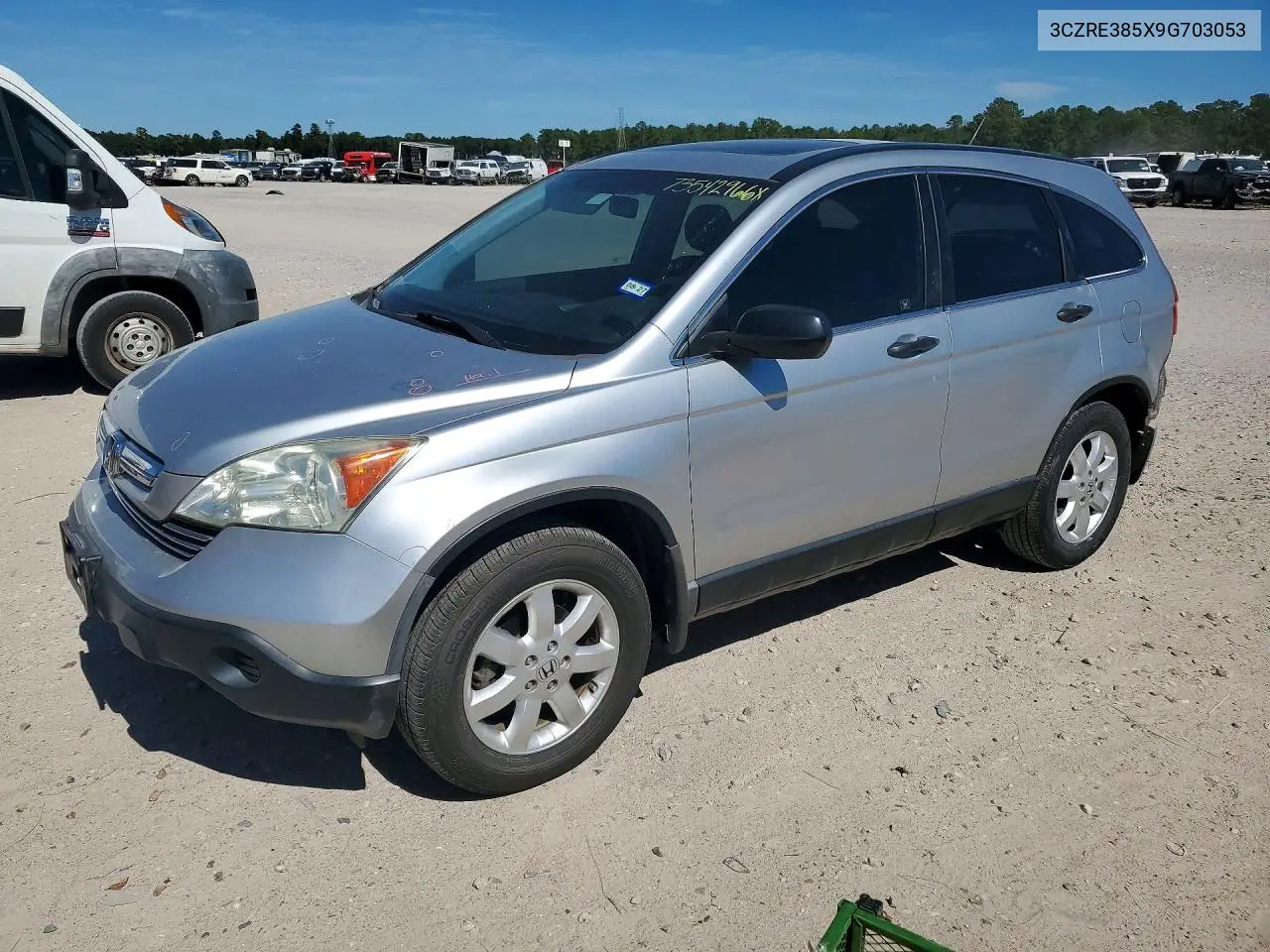 HONDA CR-V 2009, VIN 3CZRE385X9G703053