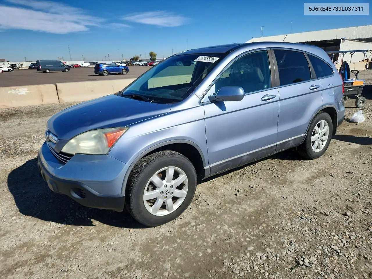 HONDA CR-V 2009, VIN 5J6RE48739L037311