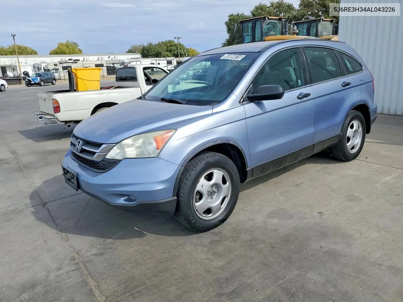 HONDA CR-V 2010, VIN 5J6RE3H34AL043226