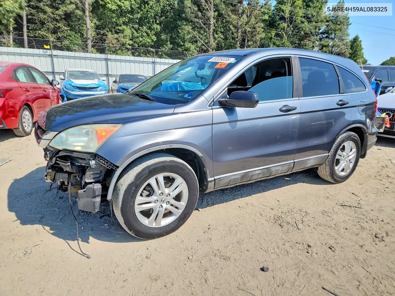 HONDA CR-V 2010, VIN 5J6RE4H59AL083325