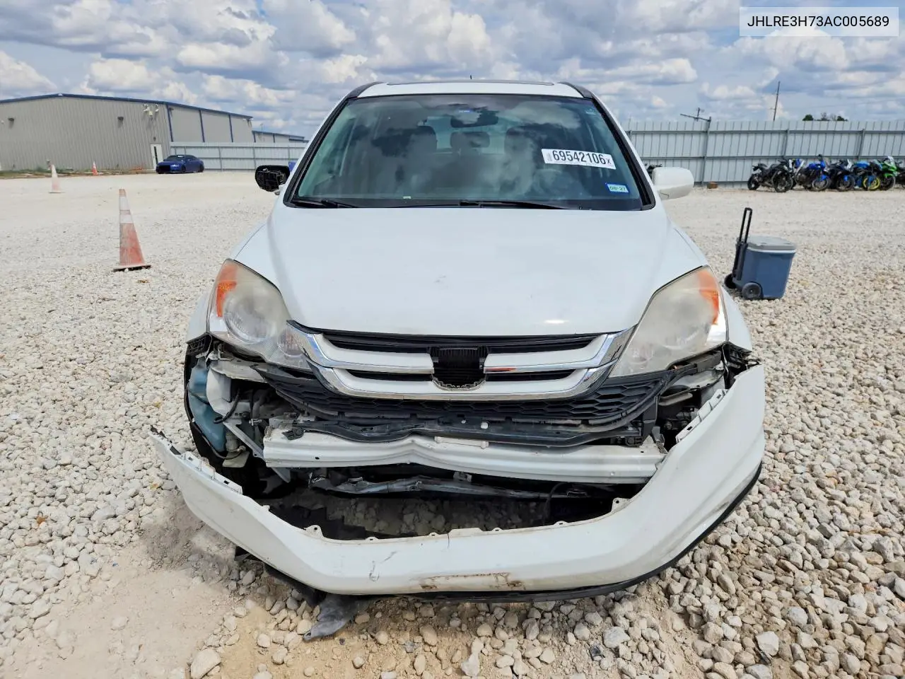 2010 HONDA CR-V VIN JHLRE3H73AC005689 — фото 5