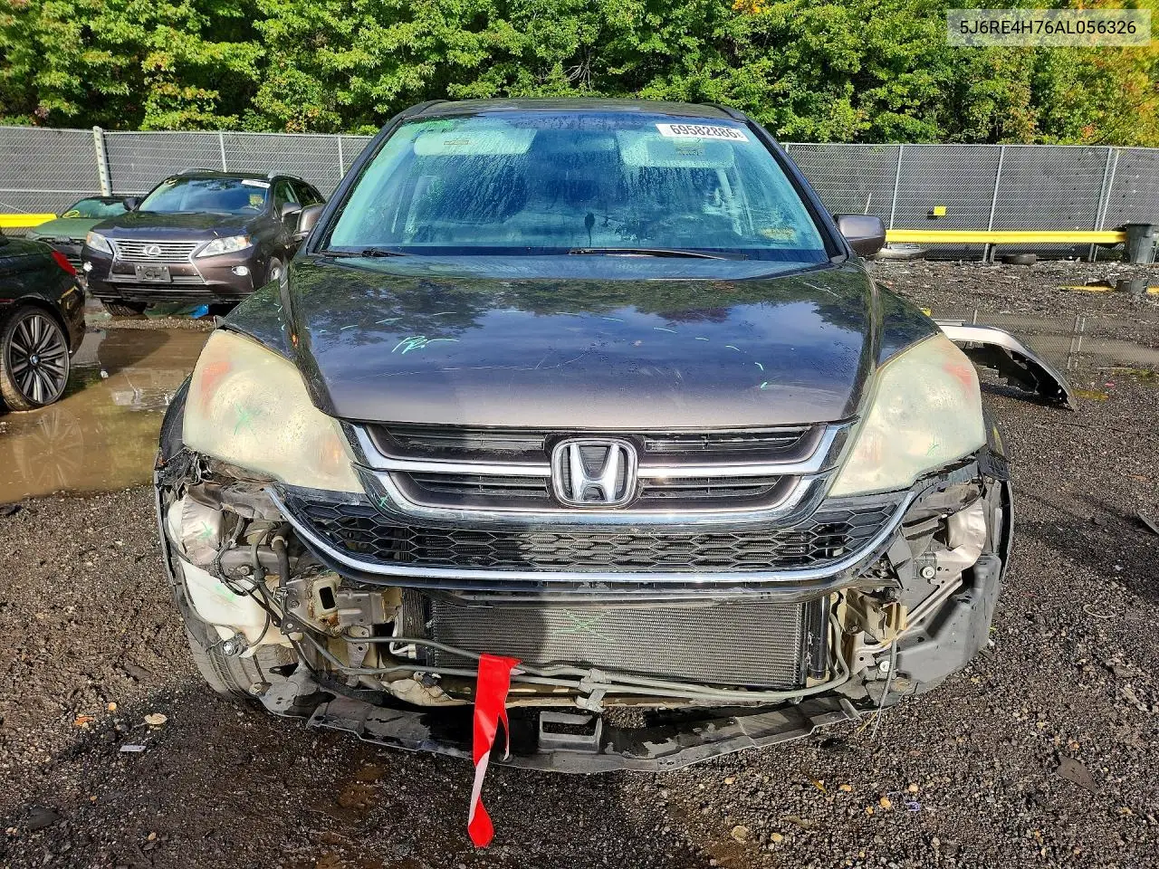 2010 HONDA CR-V VIN 5J6RE4H76AL056326 — фото 5