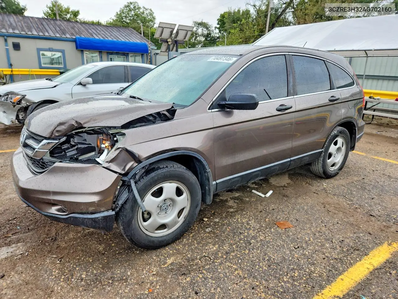HONDA CR-V 2010, VIN 3CZRE3H32AG702160