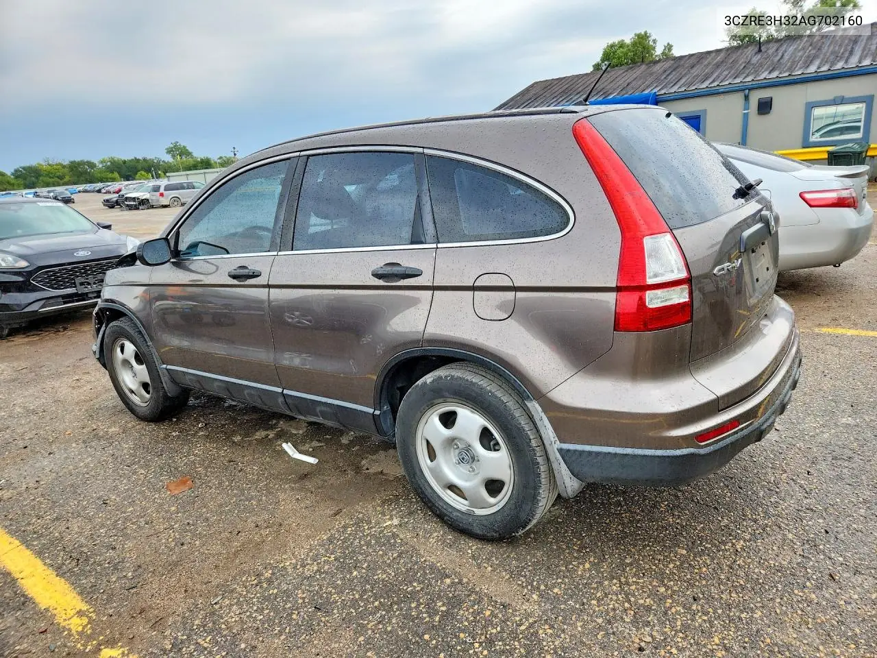 2010 HONDA CR-V VIN 3CZRE3H32AG702160 — фото 2