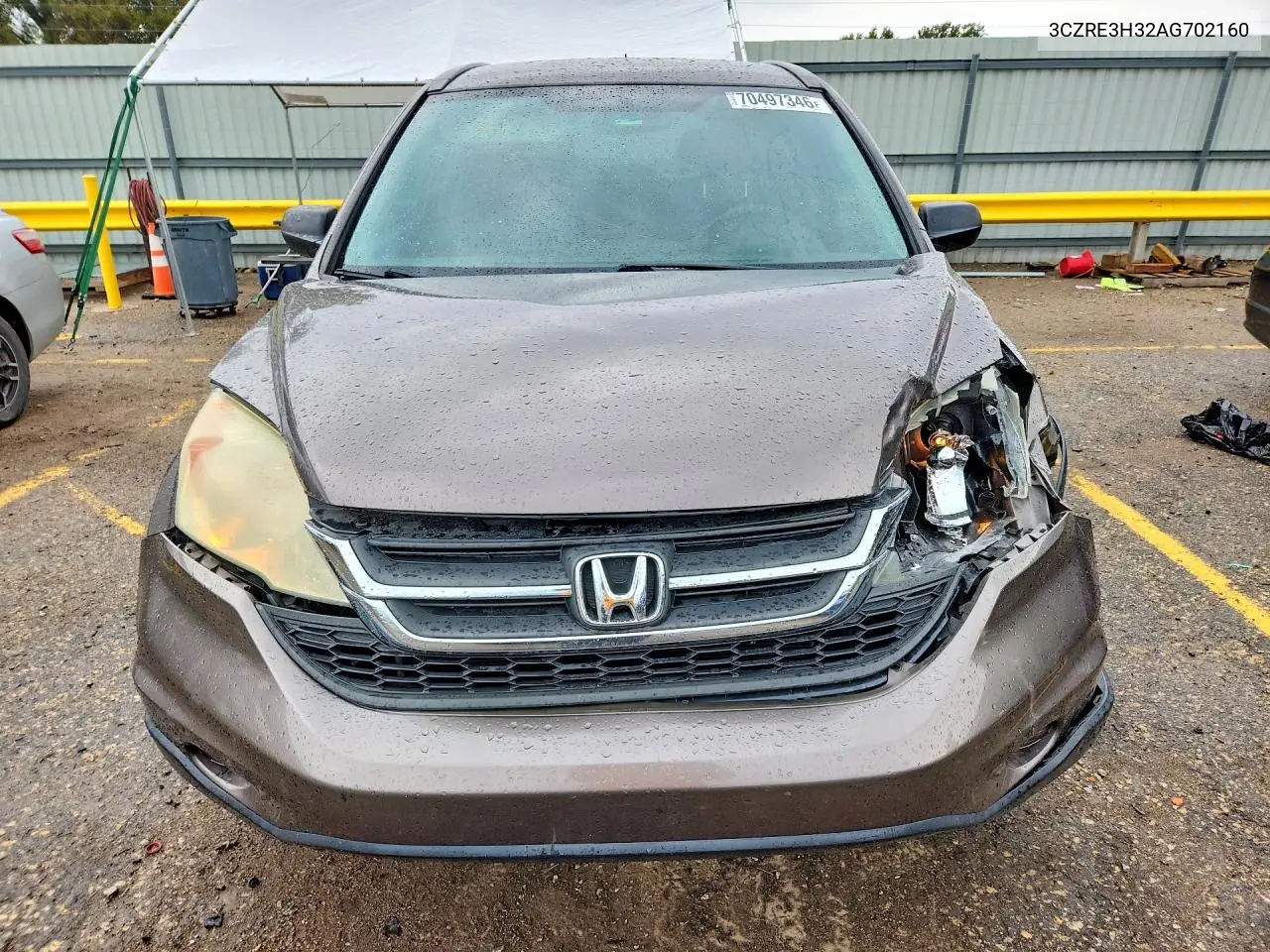 2010 HONDA CR-V VIN 3CZRE3H32AG702160 — фото 5