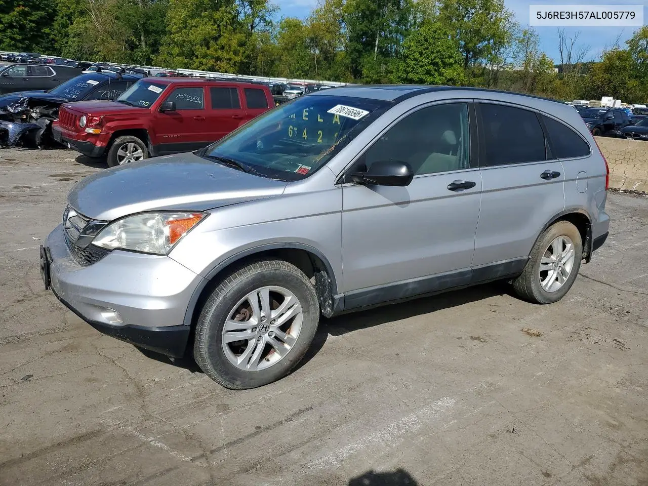 HONDA CR-V 2010, VIN 5J6RE3H57AL005779