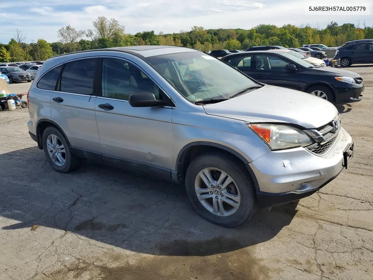 2010 HONDA CR-V VIN 5J6RE3H57AL005779 — фото 4
