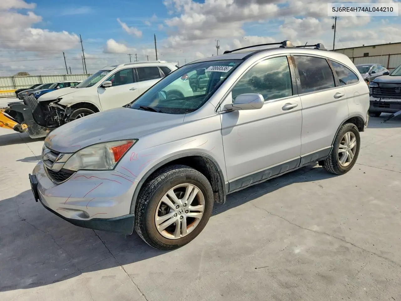 HONDA CR-V 2010, VIN 5J6RE4H74AL044210