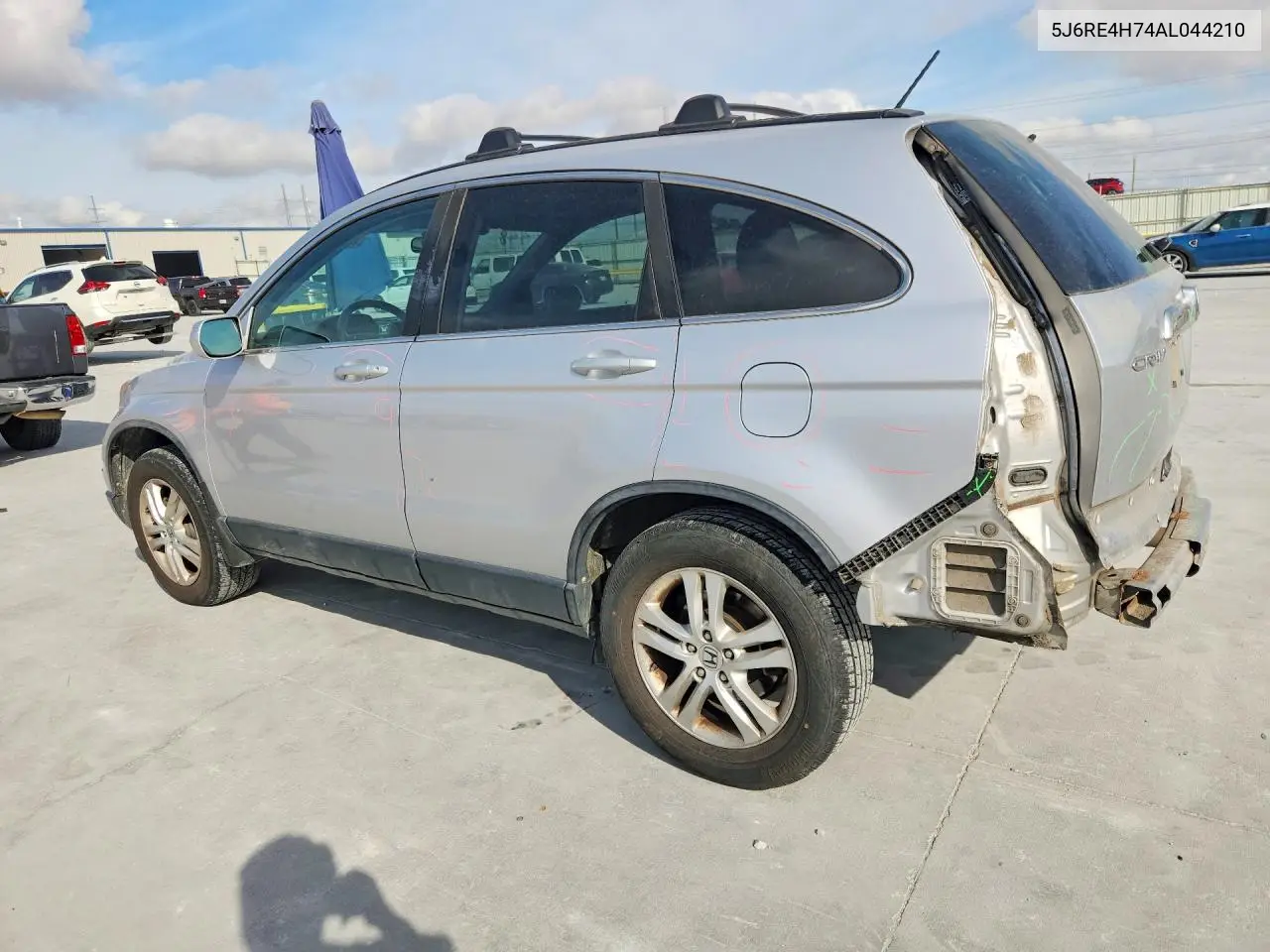 2010 HONDA CR-V VIN 5J6RE4H74AL044210 — фото 2