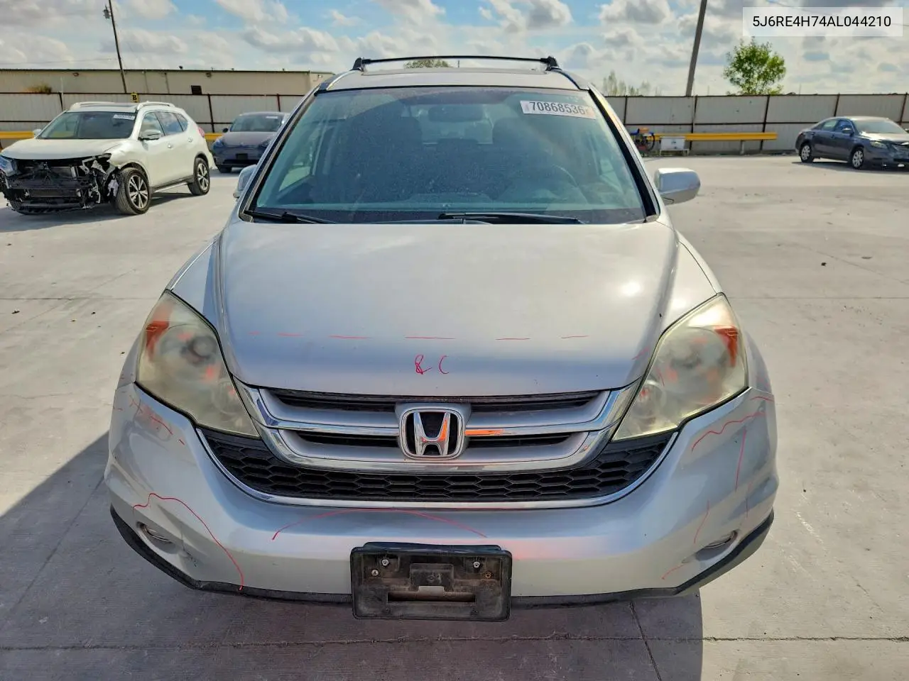 2010 HONDA CR-V VIN 5J6RE4H74AL044210 — фото 5
